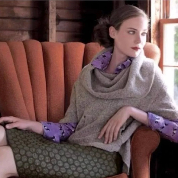 Odille (Anthropologie) Tarpan Horse Print Purple Button Down Shirt Size 0 - Picture 10 of 10